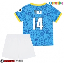 Otroške Nogometnih dresov Wolves Tolu Arokodare #14 Tretji 2025-26 Kratki rokavi (+ hlače)